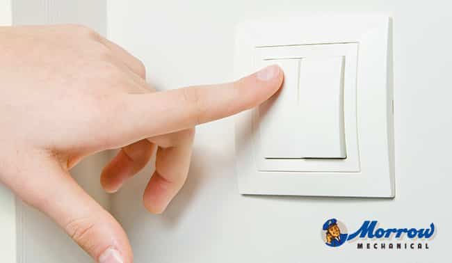 Morrow-Mechanical - save power on vacation